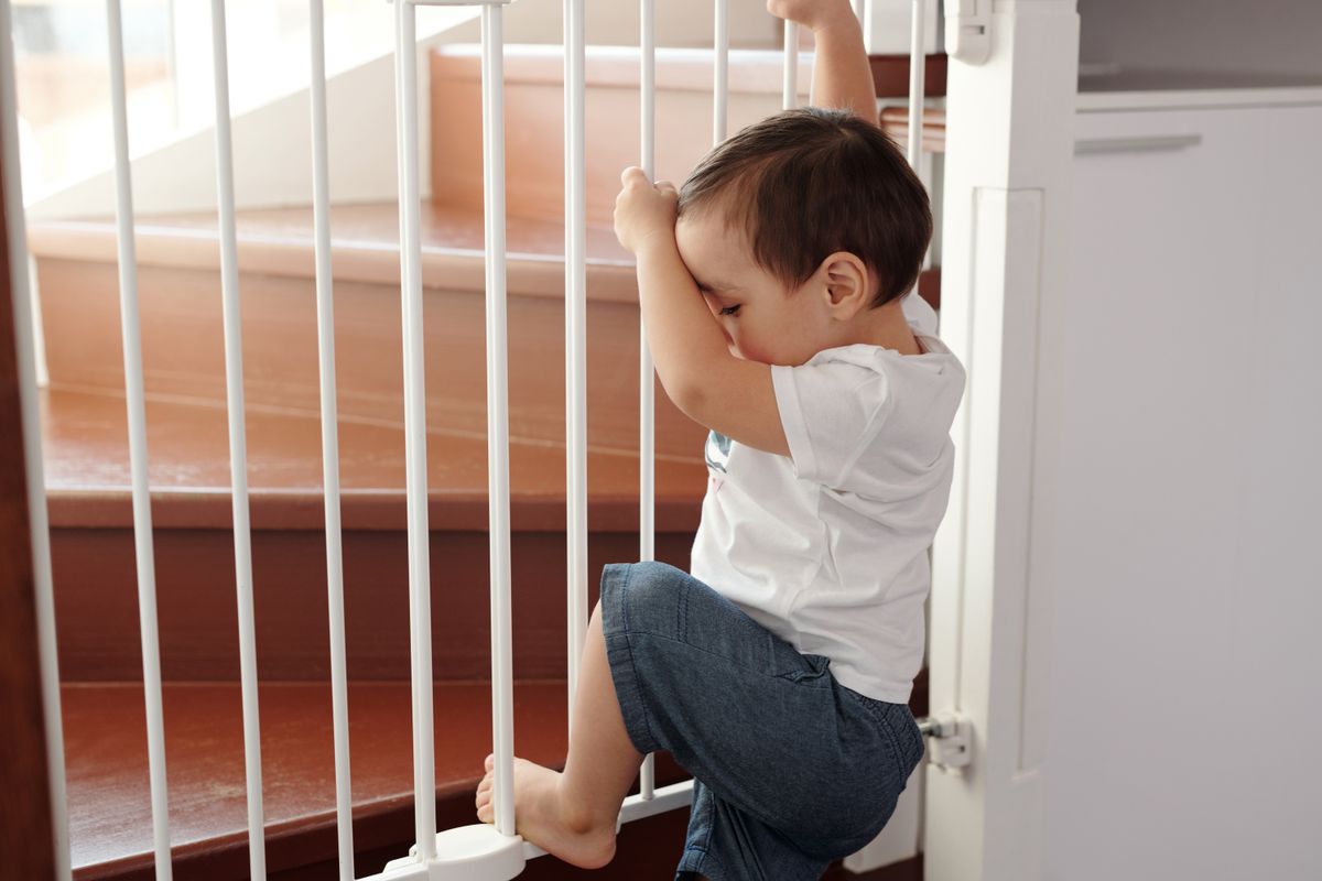 Baby-proofed home — safety gates and child locks for UK parents