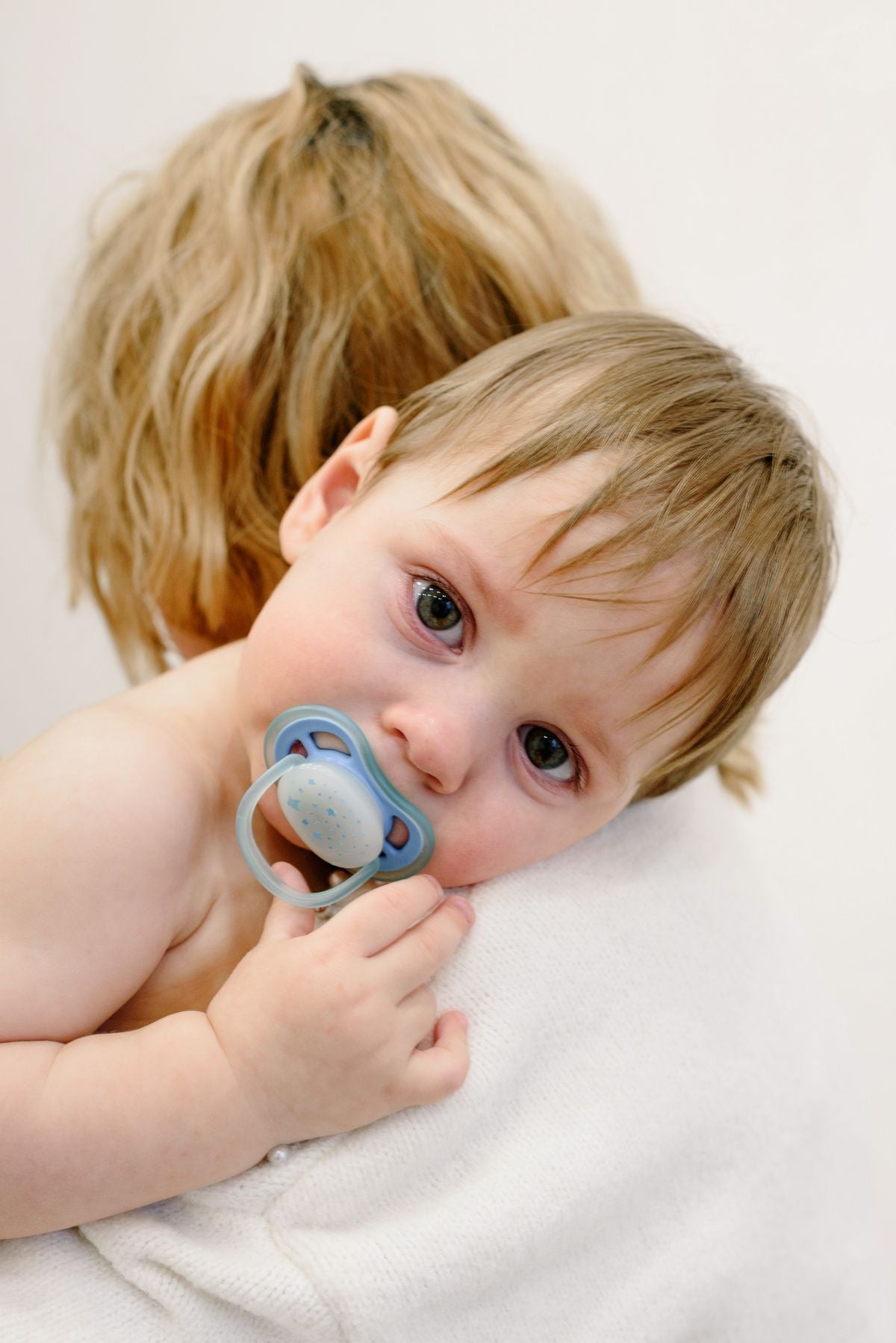 Baby with dummy pacifier