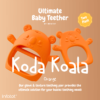 NEW Koda Koala Teething Pair - Orange - Image 2