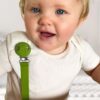 Silicone Pacifier / Dummy Clip <br>- Teal & Jade - Image 4
