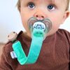 Cotton Pacifier / Dummy Clip <br>- Pearl & Ocean - Image 4