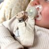 Cotton Pacifier / Dummy Clip <br>- Pearl & Ocean - Image 3
