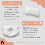 Infatot Plagiocephaly<br>Flat Head Pillow - Image 5